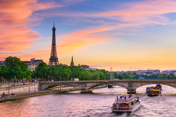Paris and Lyon