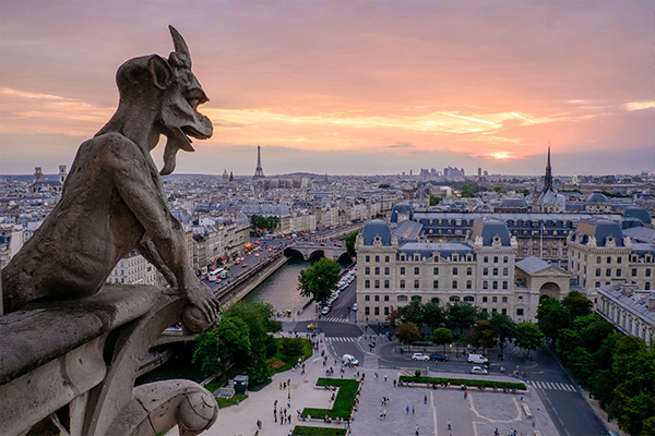 Paris and Lyon